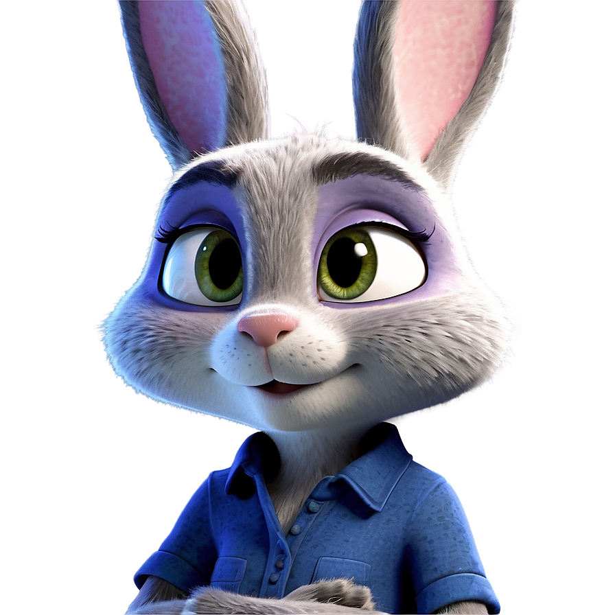 Judy Hopps Serious Look Png 06242024 PNG Image