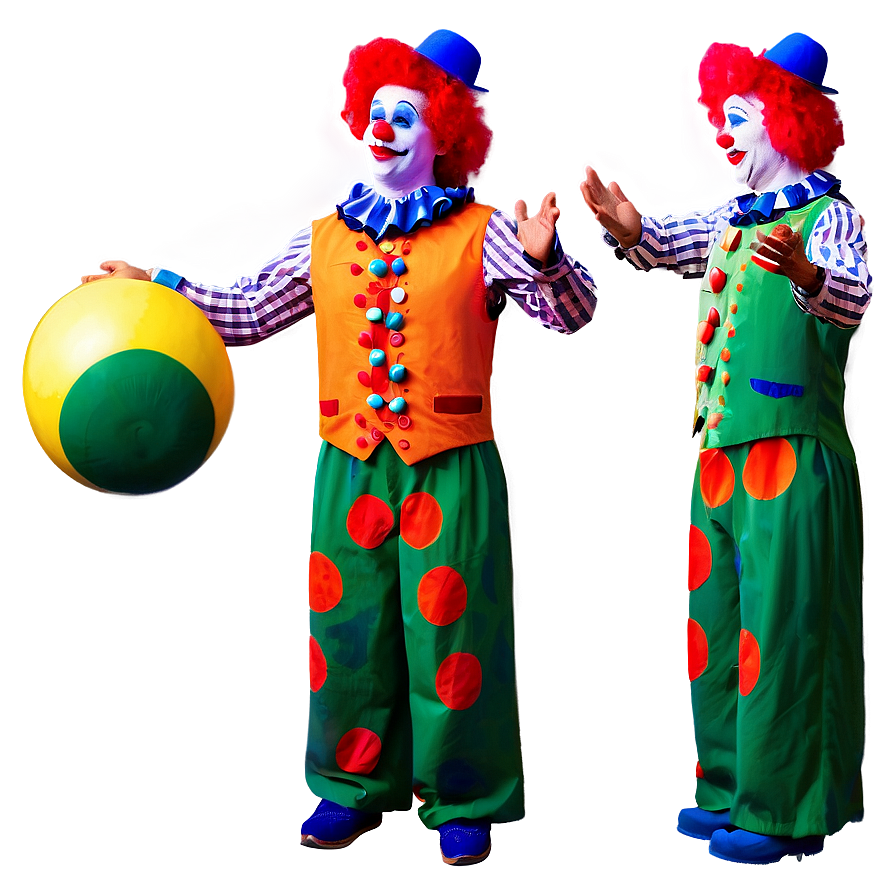 Juggling Clown Performance Png 05232024 PNG Image