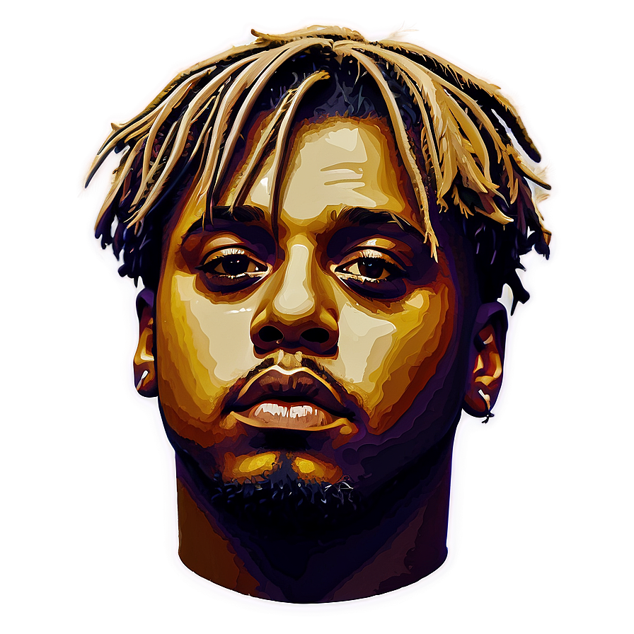 Juice Wrld Abstract Artwork Png 71 PNG Image