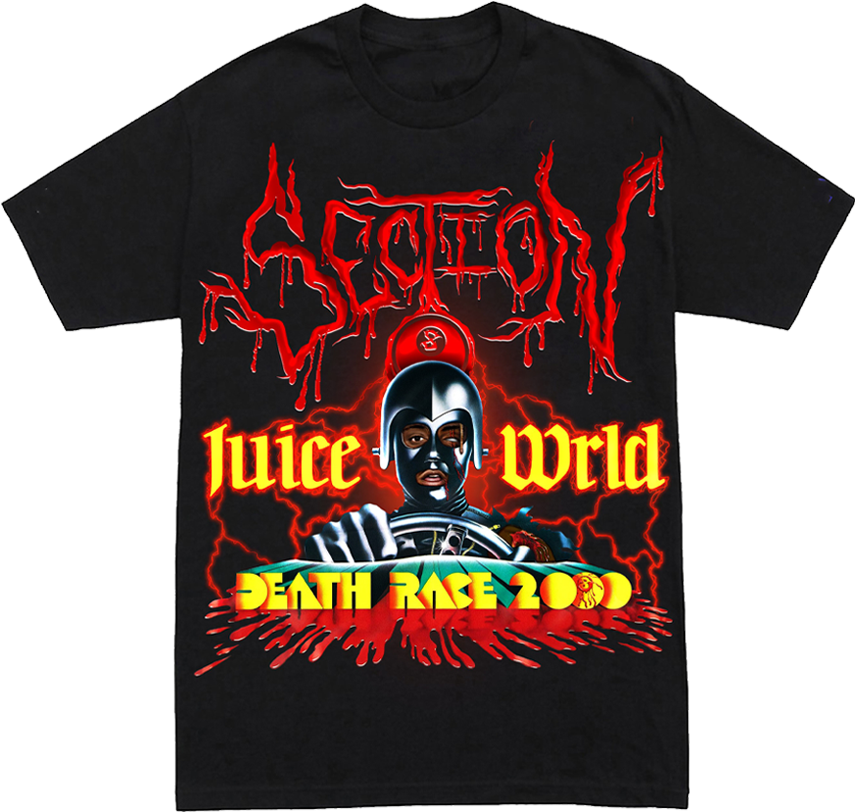 Juice Wrld Death Race For Love T Shirt PNG Image