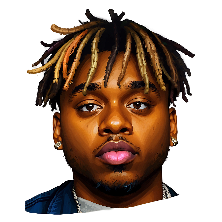 Juice Wrld Digital Painting Png 46 PNG Image