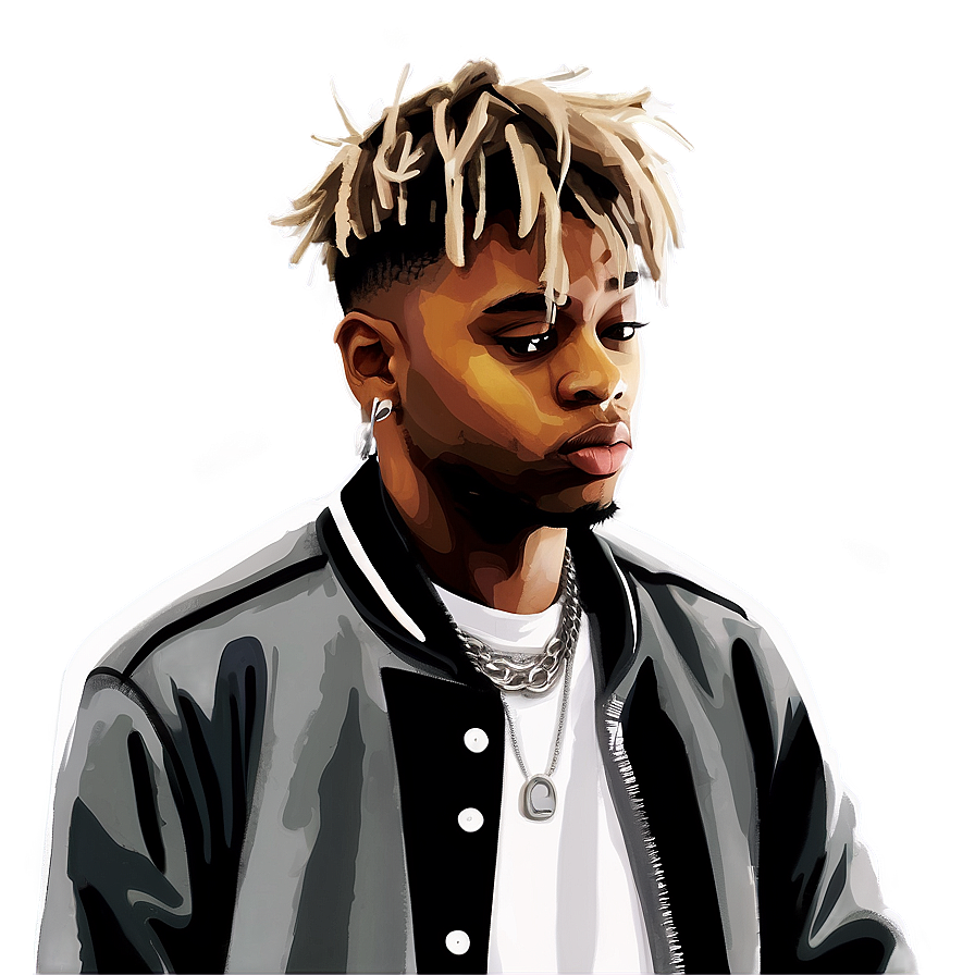 Juice Wrld Dynamic Illustration Png Nle PNG Image