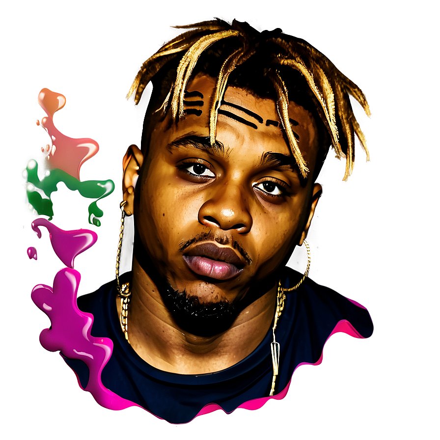 Juice Wrld Graffiti Style Png 05212024 PNG Image