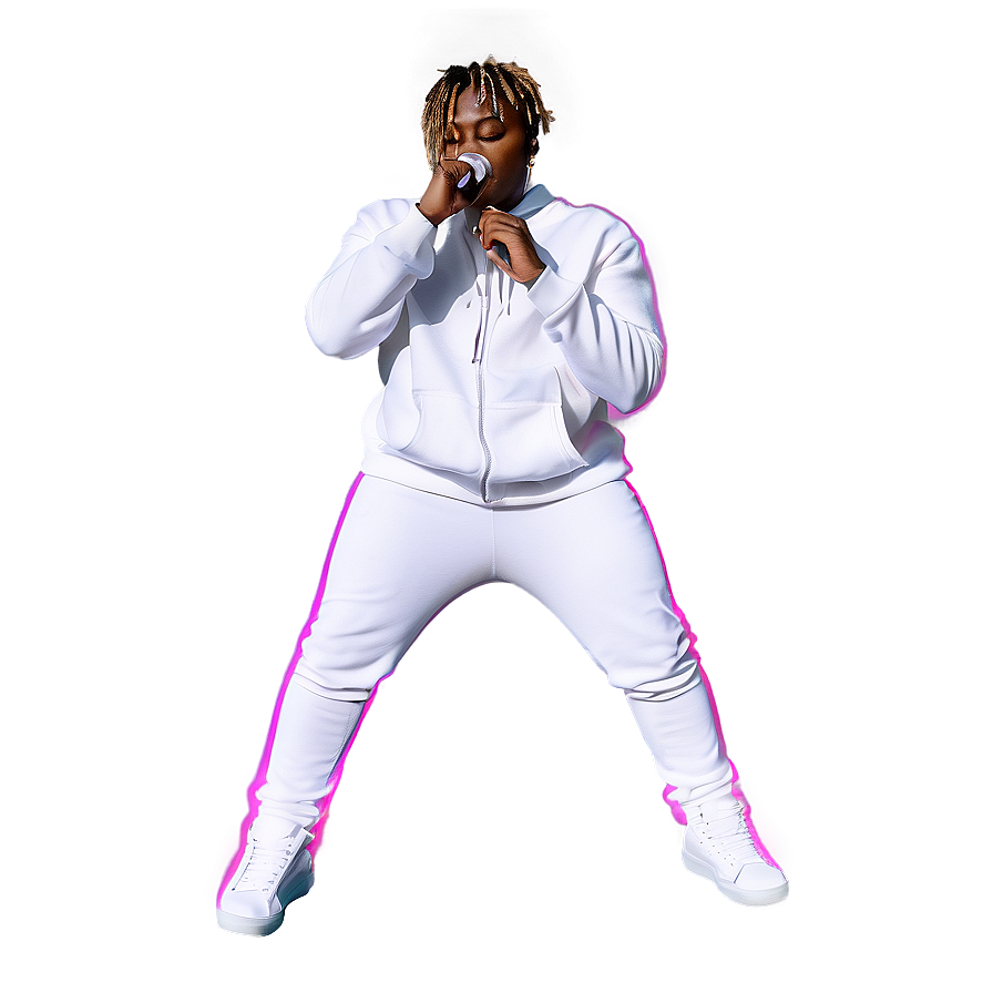 Juice Wrld In Performance Png 05212024 PNG Image