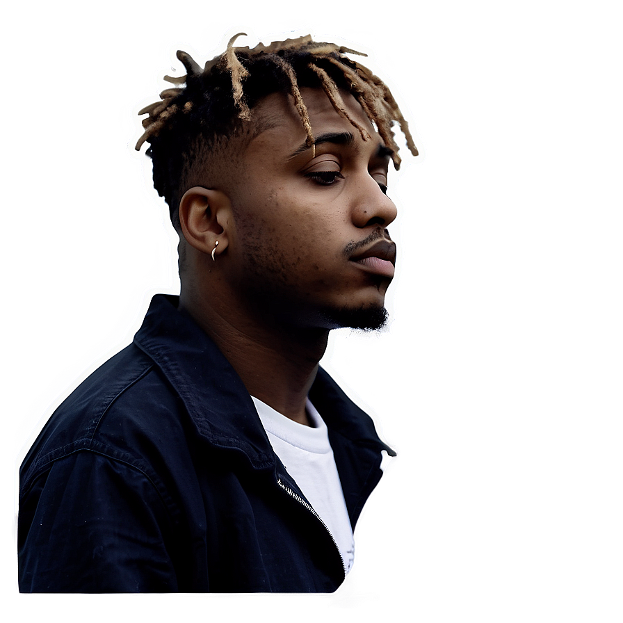 Juice Wrld Silhouette Design Png Ssw PNG Image