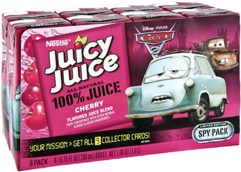 Juicy Juice Cherry Flavor Spy Pack PNG Image