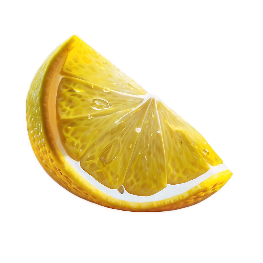 Juicy Lemon Wedge Png 05042024 PNG Image