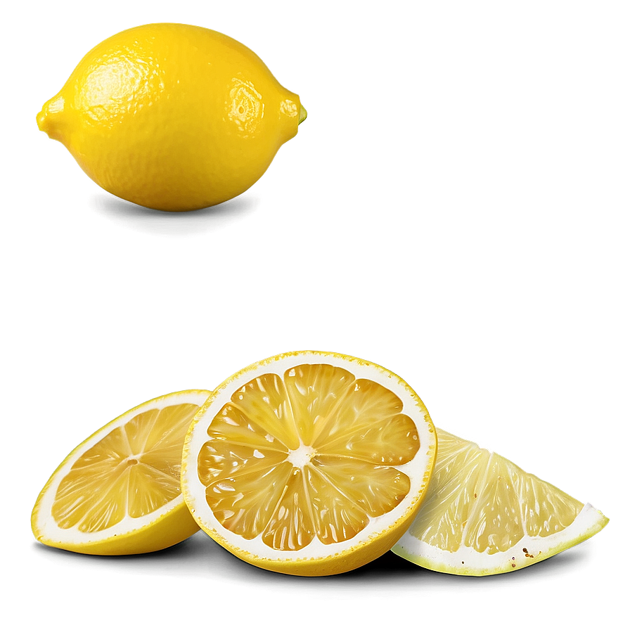 Juicy Lemon Wedge Png Yir99 PNG Image