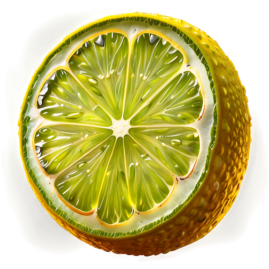 Juicy Lime Slice Png 06132024 PNG Image