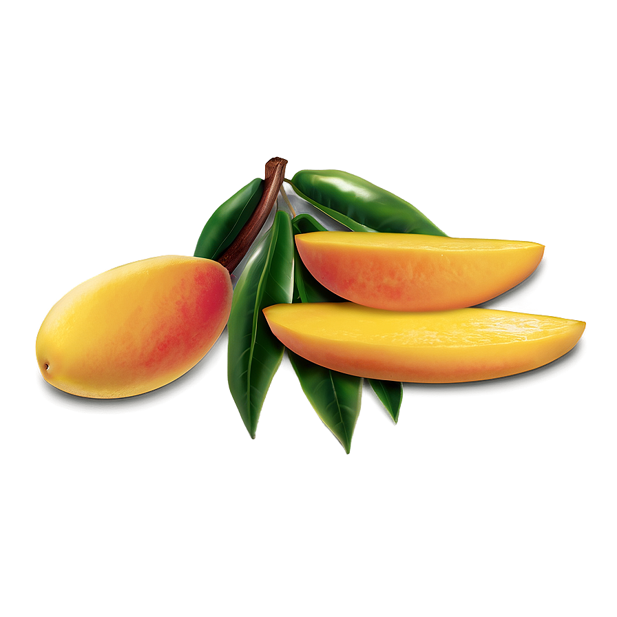 Juicy Mango Slice Png Myr PNG Image