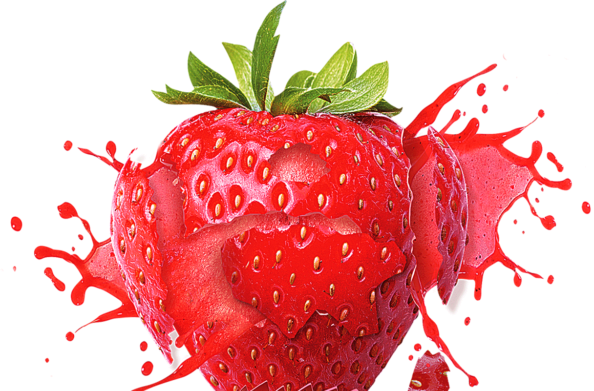 Juicy Strawberry Splash.png PNG Image