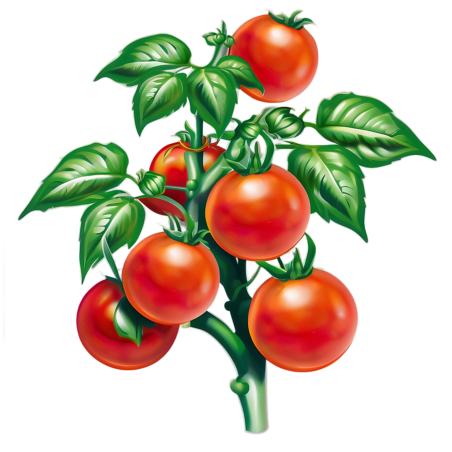 Juicy Tomato Plant Png 06212024 PNG Image