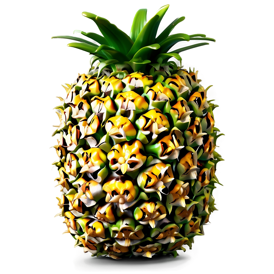 Juicy Yellow Pineapple Png 05062024 PNG Image