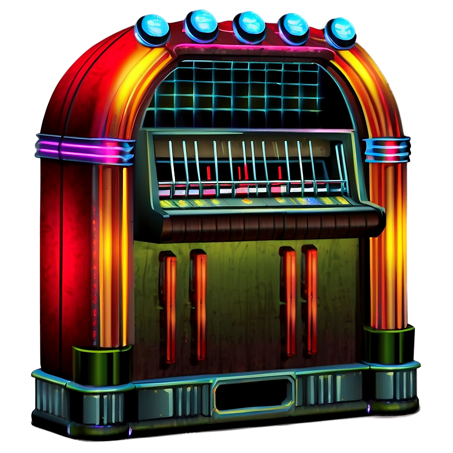 Jukebox In Bar Scene Png 06112024 PNG Image