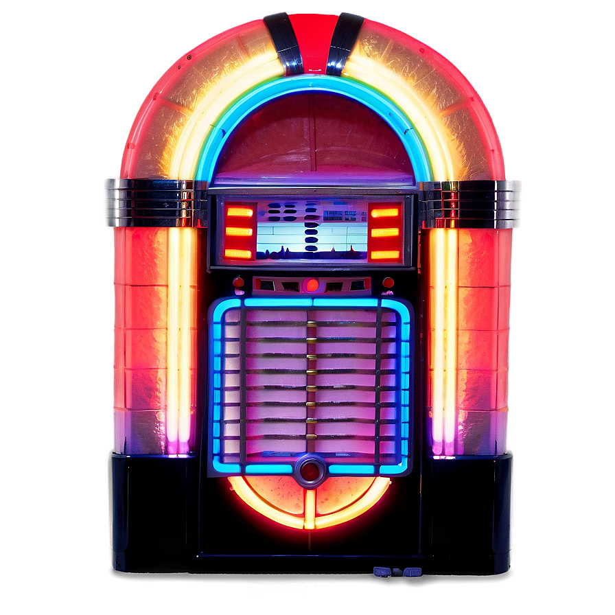 Jukebox In Neon Diner Png Skh38 PNG Image