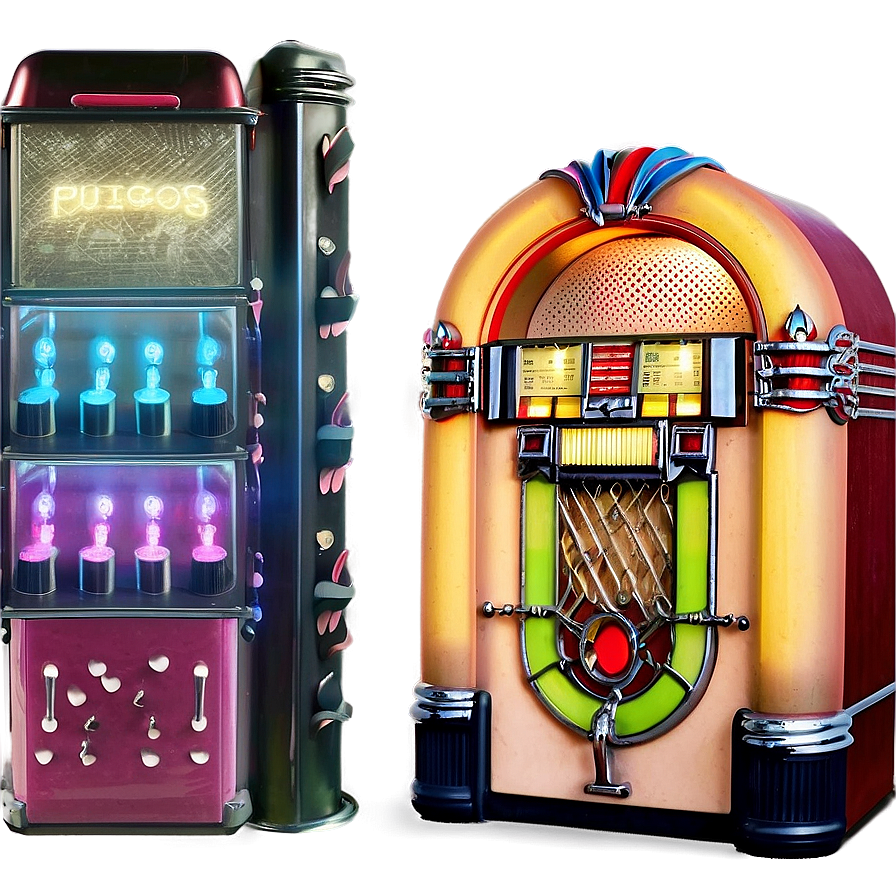 Jukebox In Record Store Png Xye PNG Image