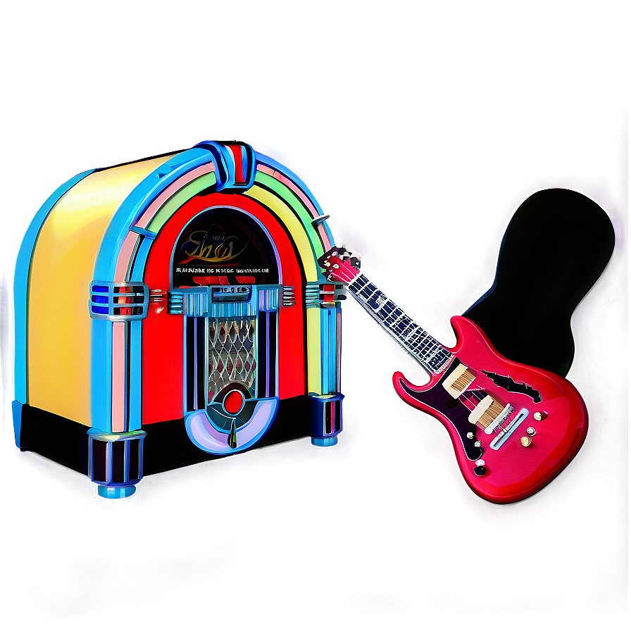 Jukebox With Guitar Png 49 PNG Image