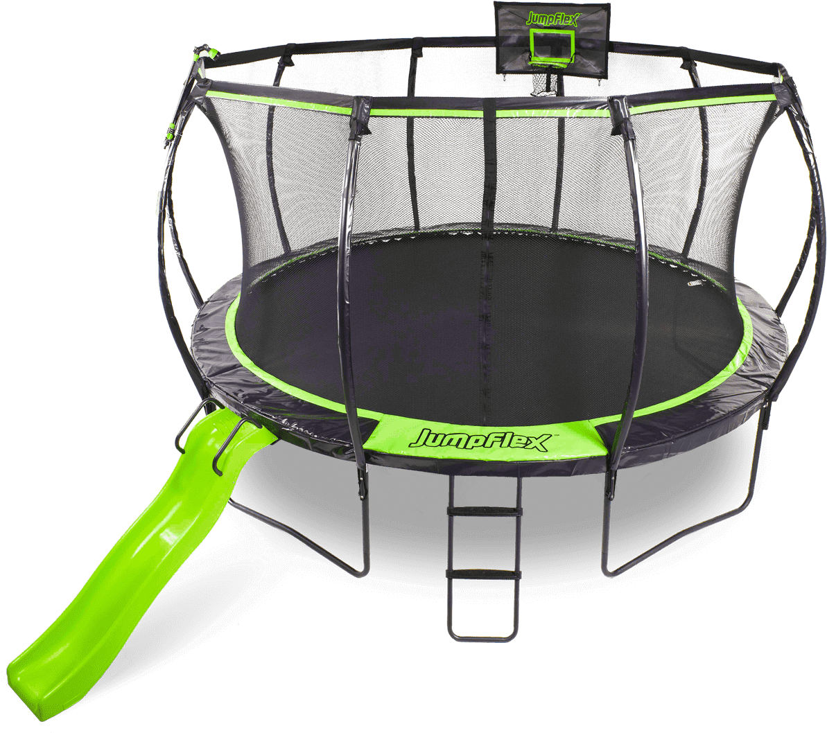 Jump Flex Trampolinewith Safety Net PNG Image