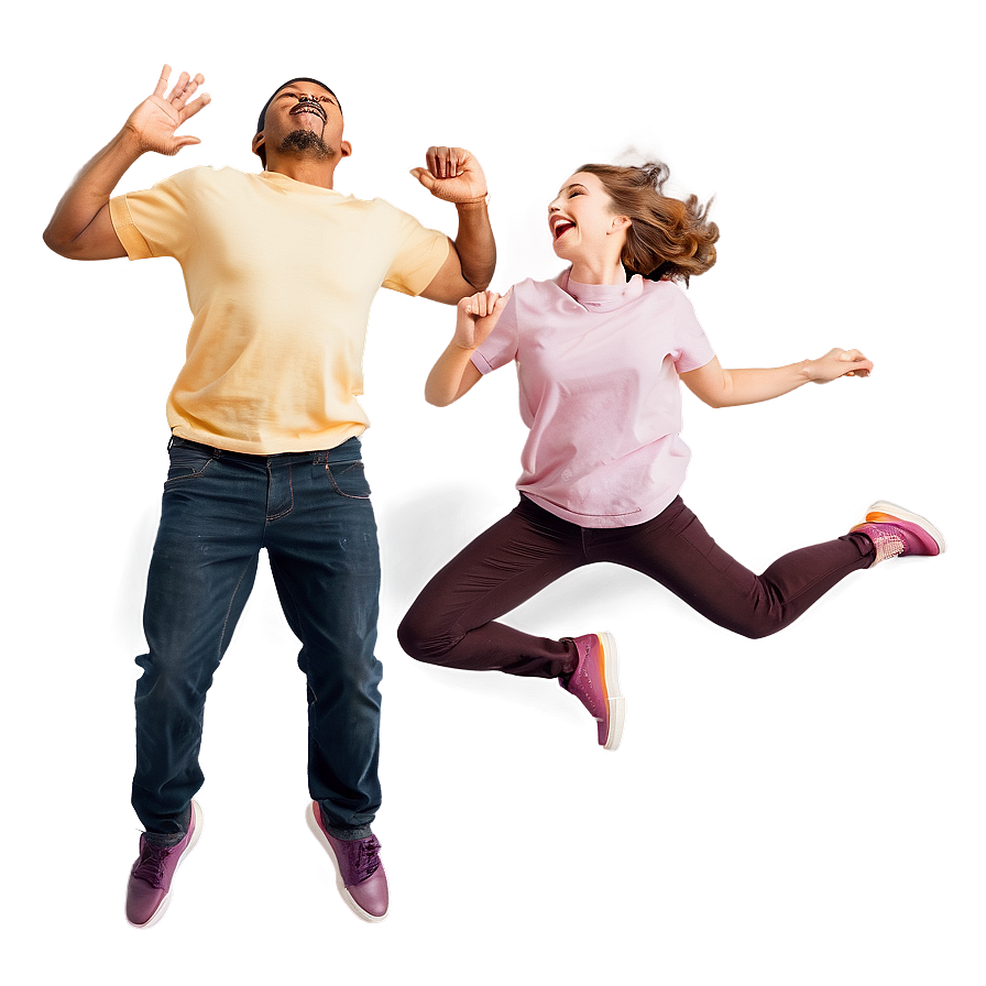 Jumping B PNG Image