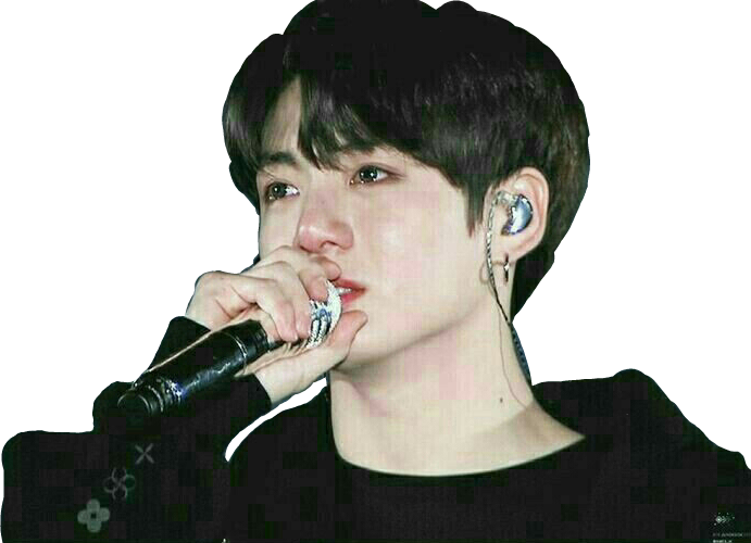 Jungkook Performingon Stage PNG Image