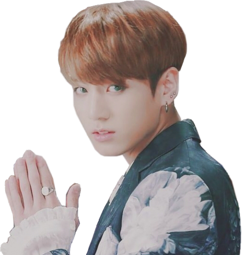 Jungkookin Floral Jacket PNG Image