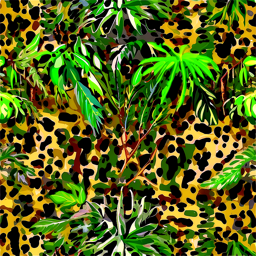 Jungle Camouflage Pattern Png Jpt91 PNG Image