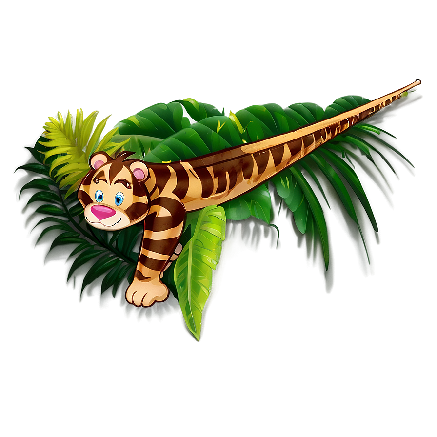 Jungle Explorer Cartoon Character Png Gki74 PNG Image