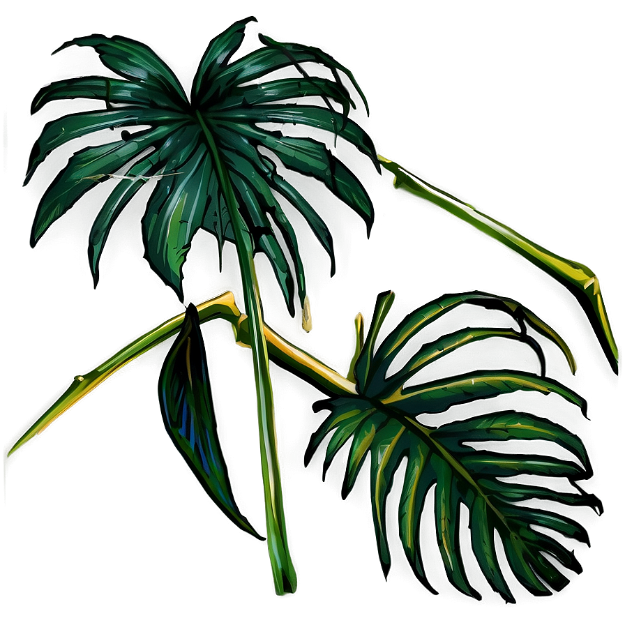 Jungle Palm Leaves Png 9 PNG Image