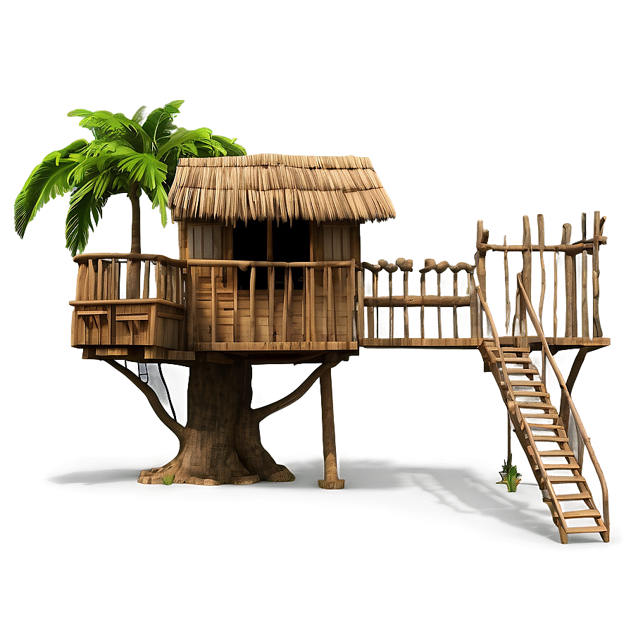 Jungle Tree House Png Ivw39 PNG Image