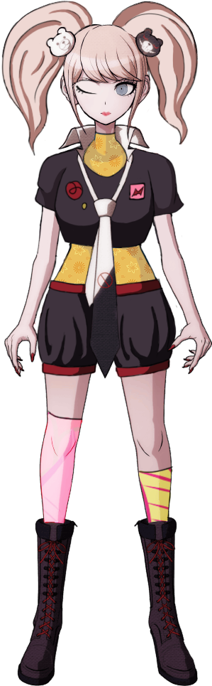 Junko Enoshima Standing Pose PNG Image