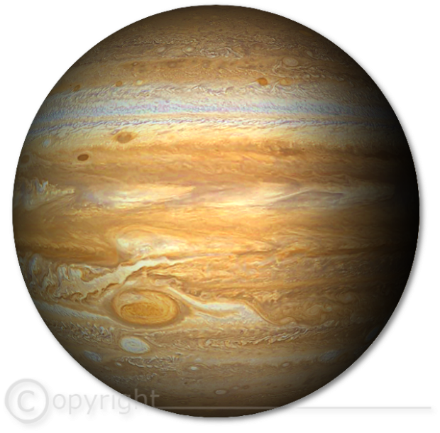 Jupiter Planet Gas Giant Space PNG Image