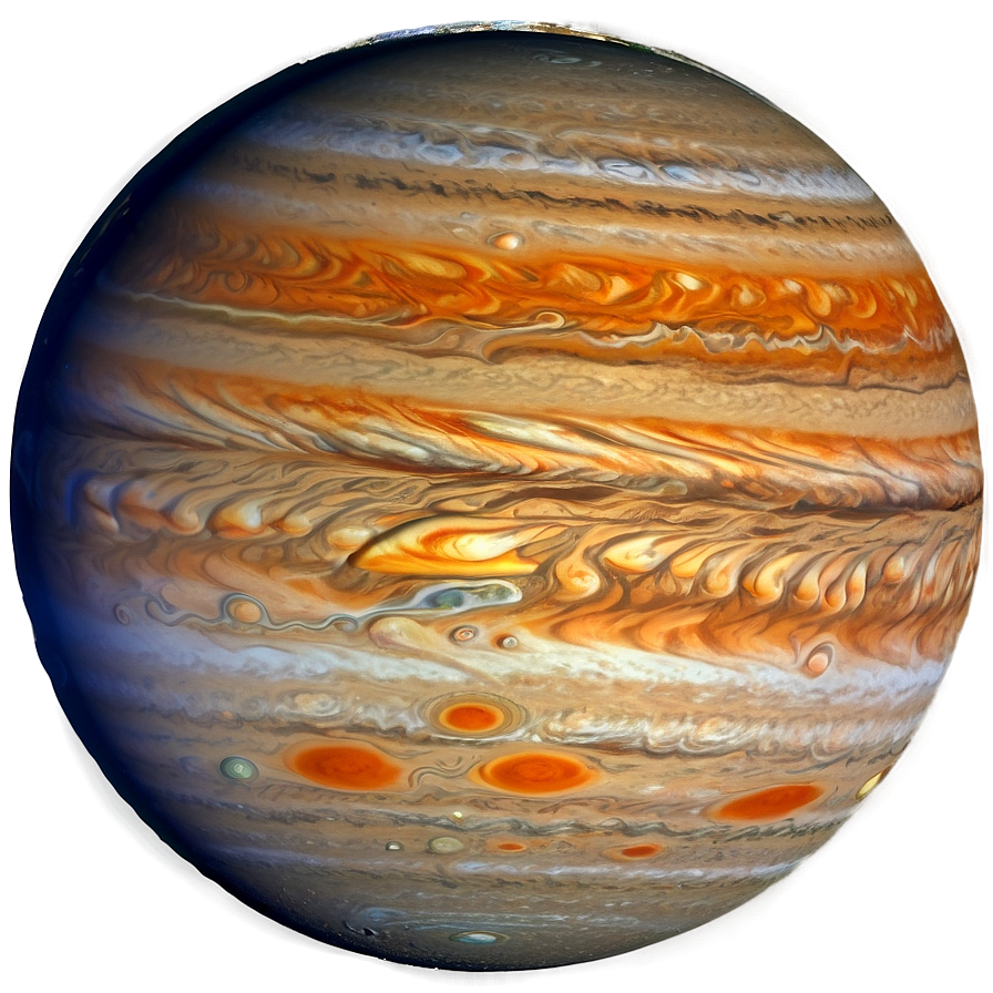 Jupiter's North Pole Png 05212024 PNG Image