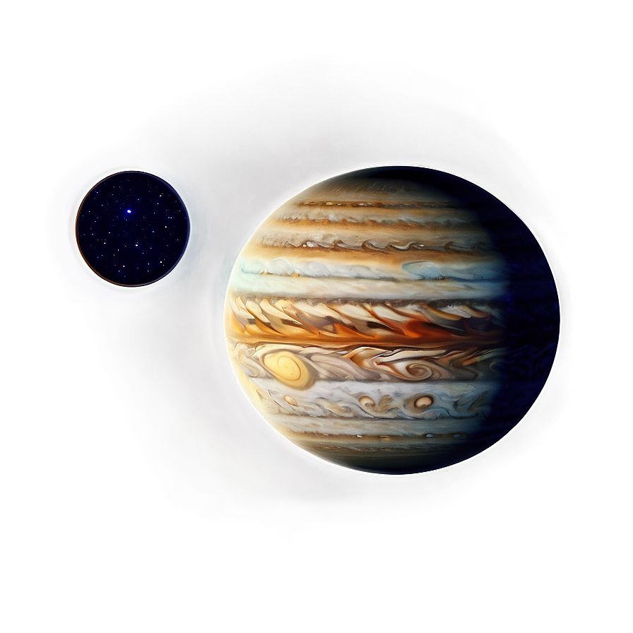 Jupiter With Aurora Png Ctl32 PNG Image