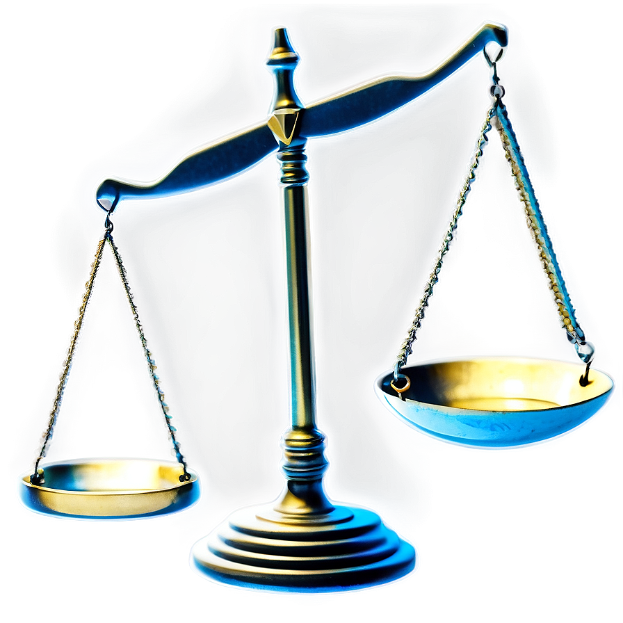 Justice Scale On Desk Png Xsk PNG Image