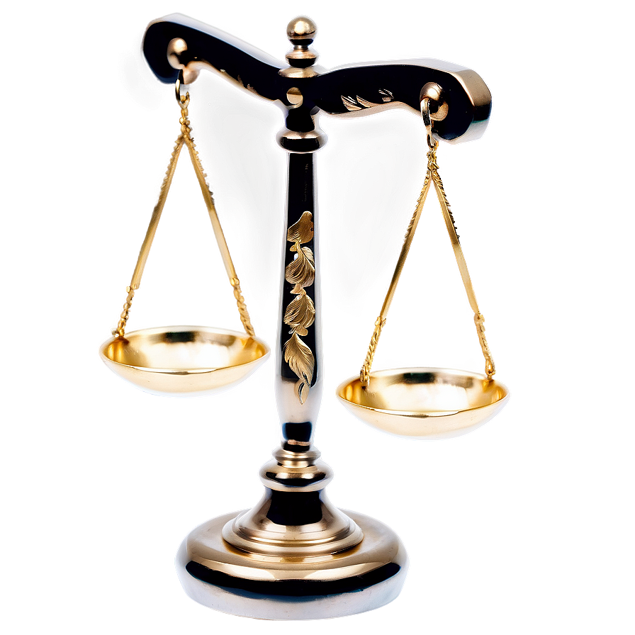 Justice Scale With Feather Png Bjr PNG Image