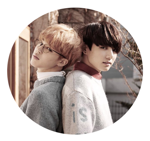 K Pop Duo Portrait In Sepia Tones PNG Image