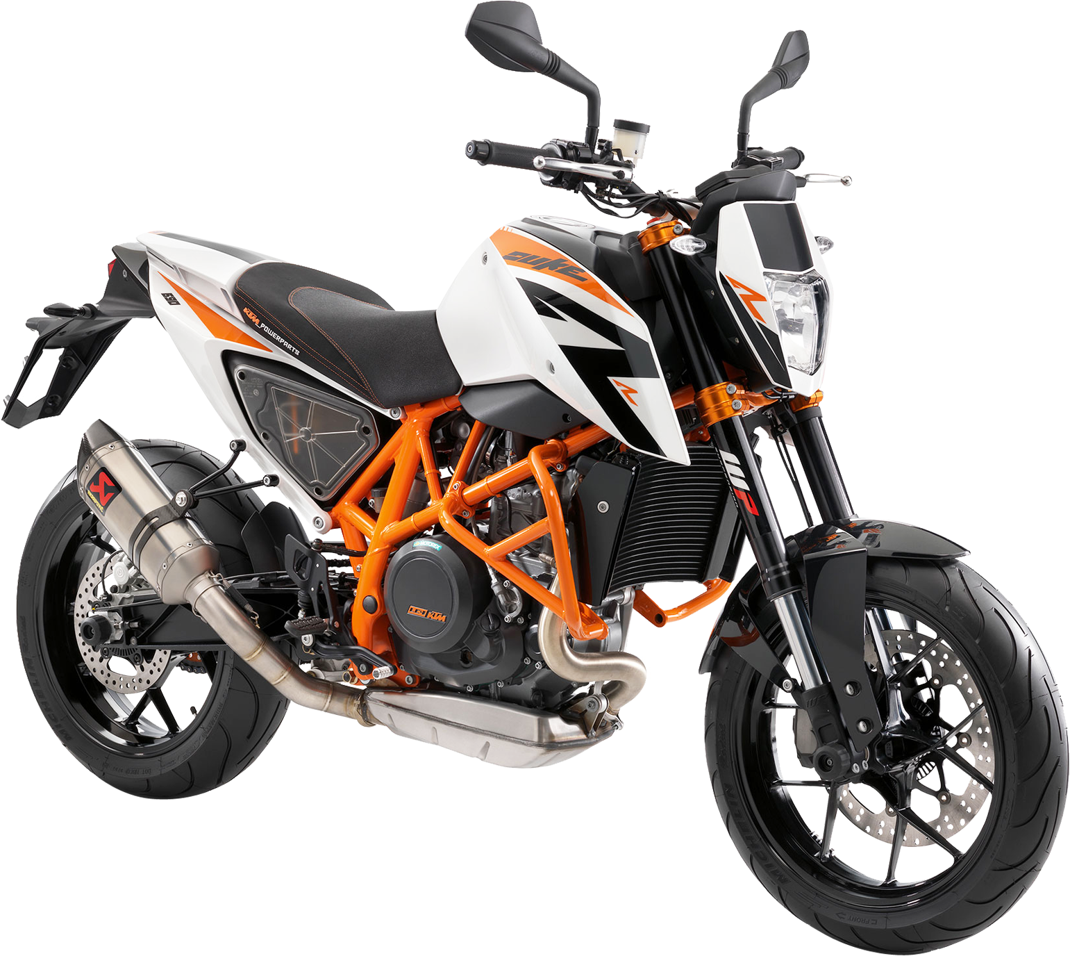 K T M Duke Motorcycle Profile PNG Image