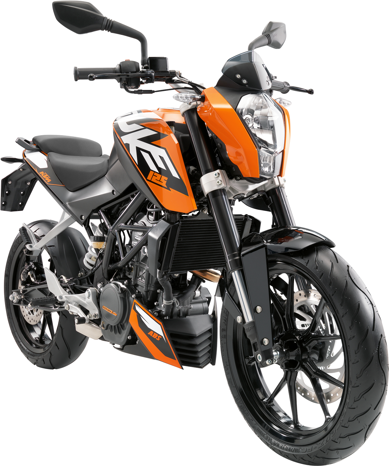 K T M Duke125 Motorcycle PNG Image