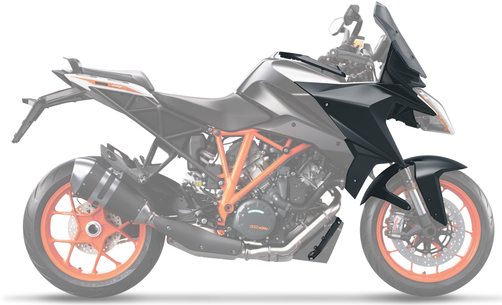 K T M Sport Motorcycle Profile View PNG Image