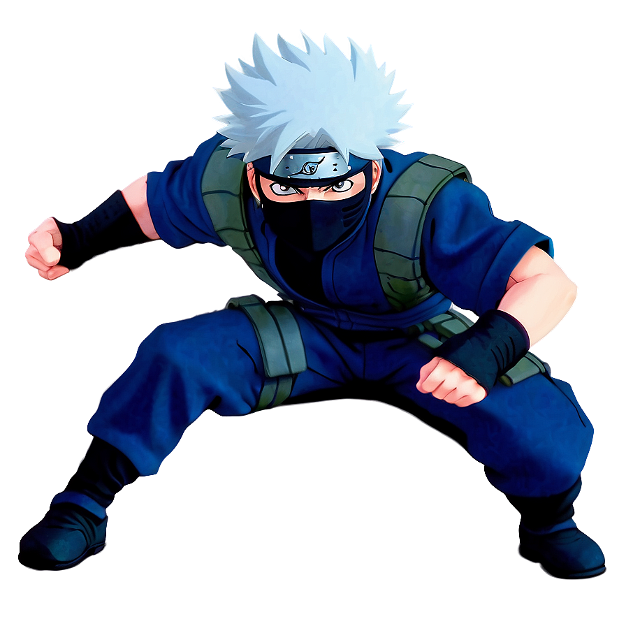 Kakashi Hatake In Action Png Iov PNG Image