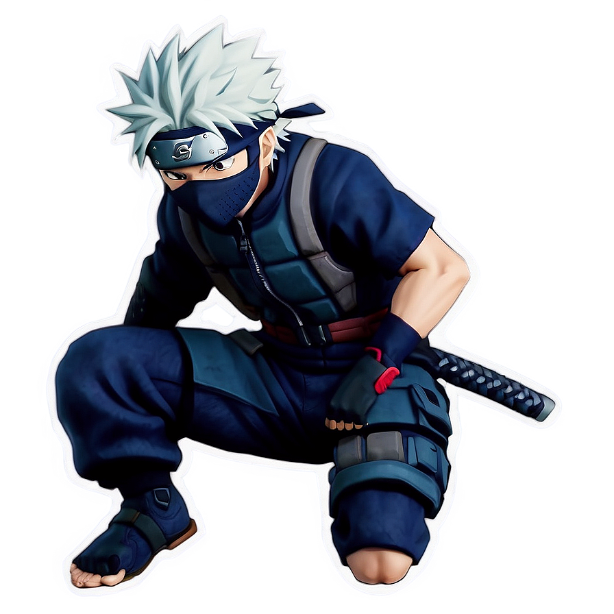 Kakashi Hatake Jonin Outfit Png Tis PNG Image