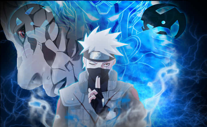 Kakashi Hatake Lightning Blade PNG Image