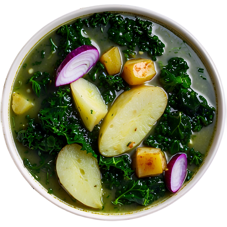 Kale And Potato Soup Png Mao8 PNG Image