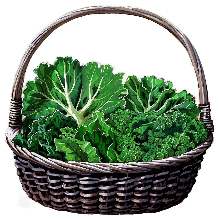 Kale In Basket Png 75 PNG Image