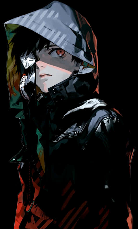 Kanekiin Hoodie Artwork PNG Image