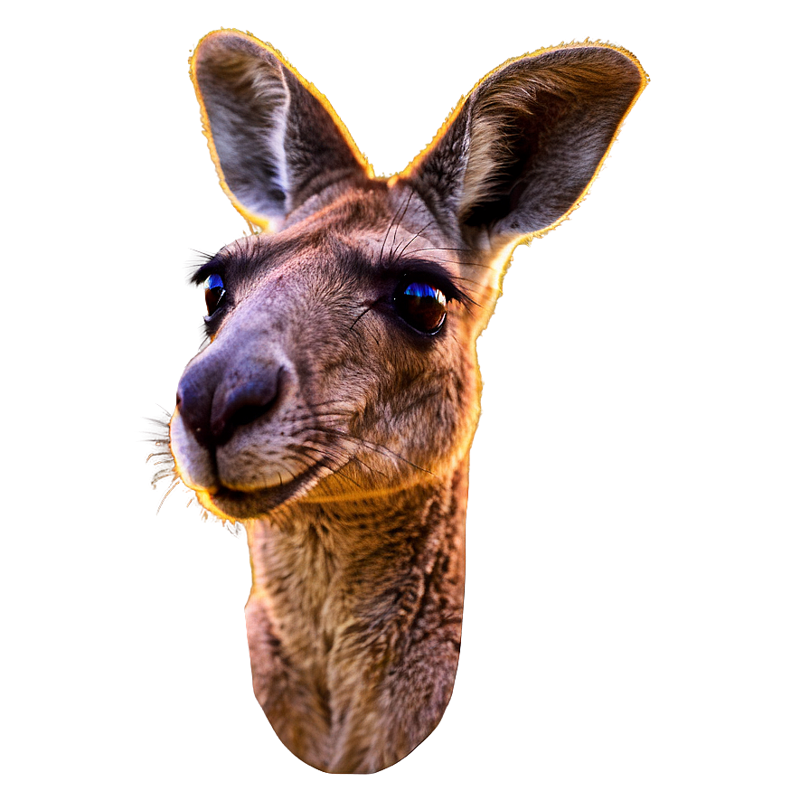 Kangaroo In Sunset Png Fbr40 PNG Image