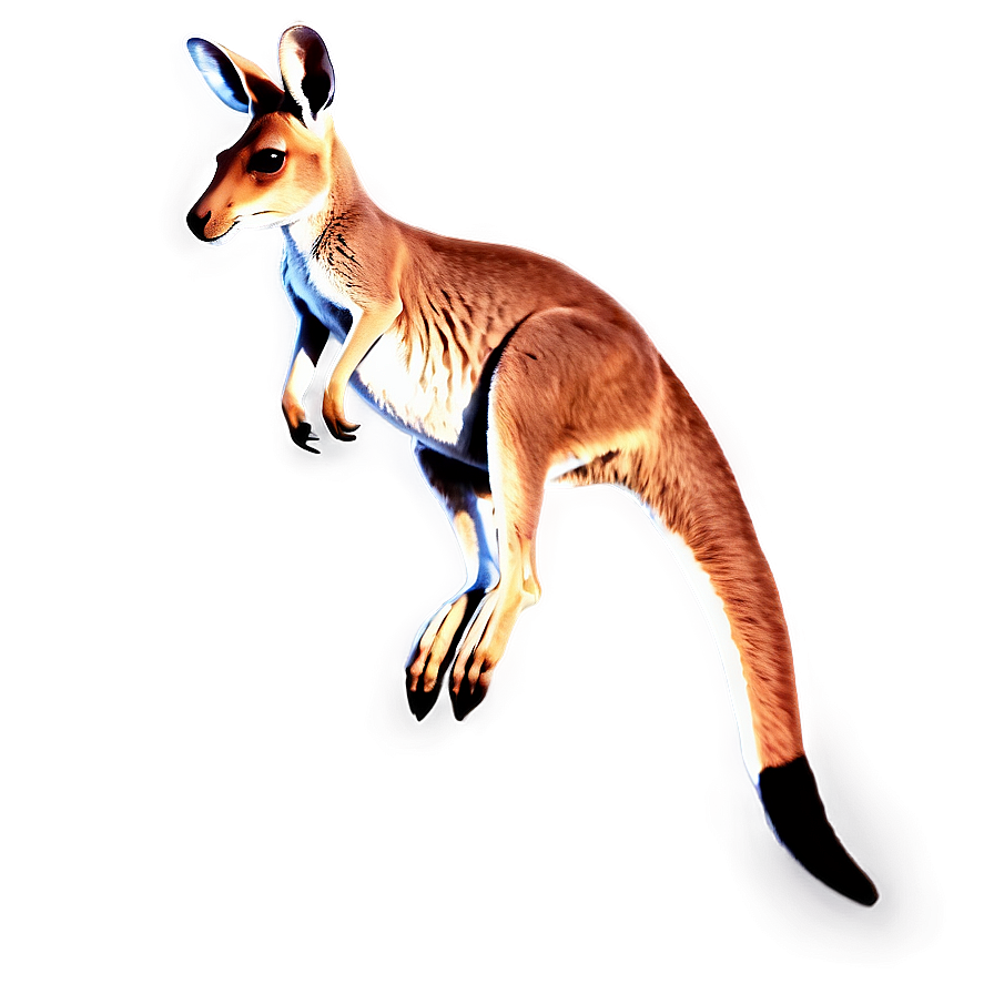 Kangaroo Jumping Clipart Png Chc63 PNG Image