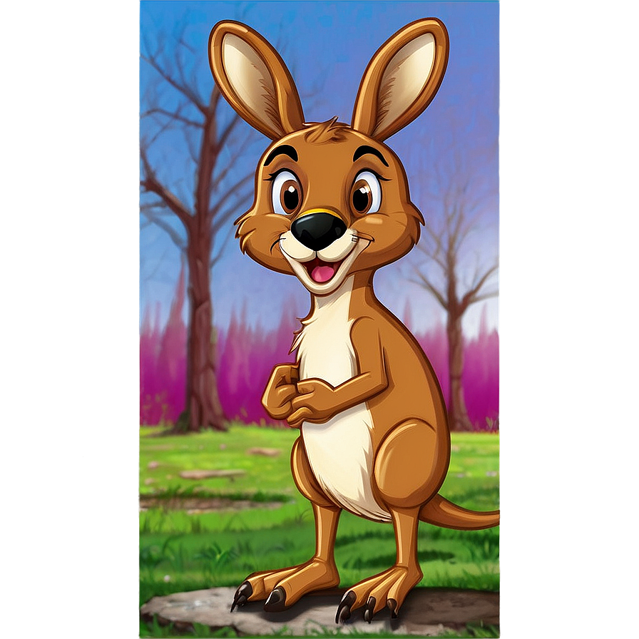 Kangaroo Mascot Png Ybj46 PNG Image