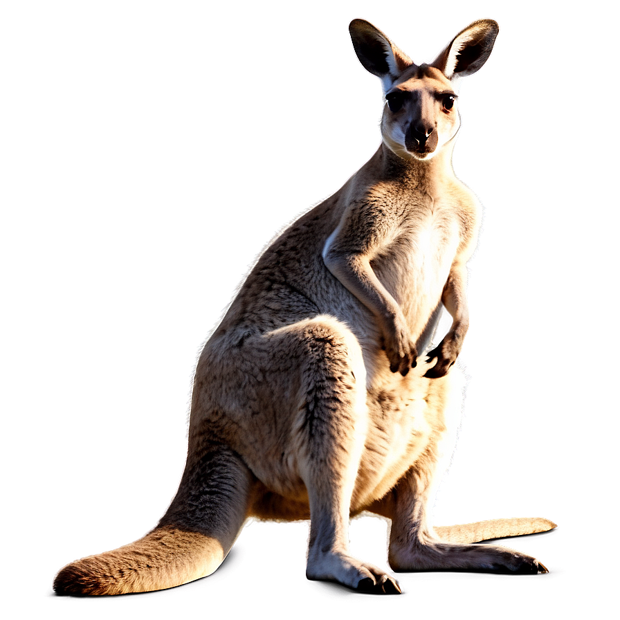 Kangaroo On Beach Png 05212024 PNG Image