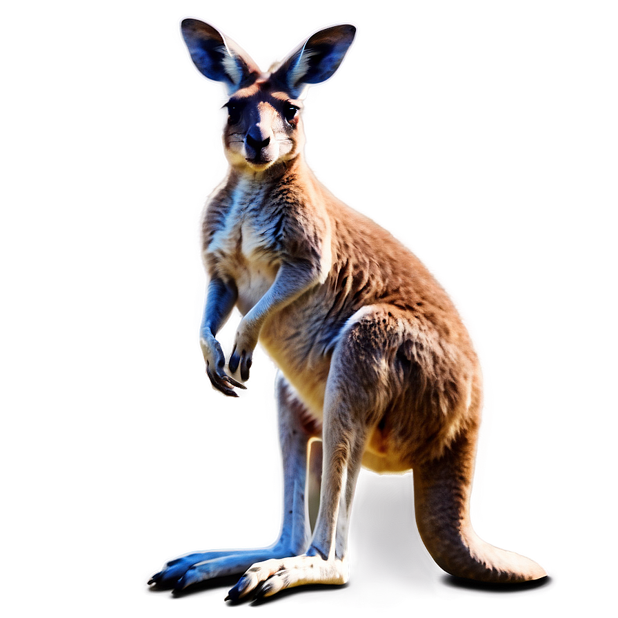 Kangaroo Side View Png Drh55 PNG Image